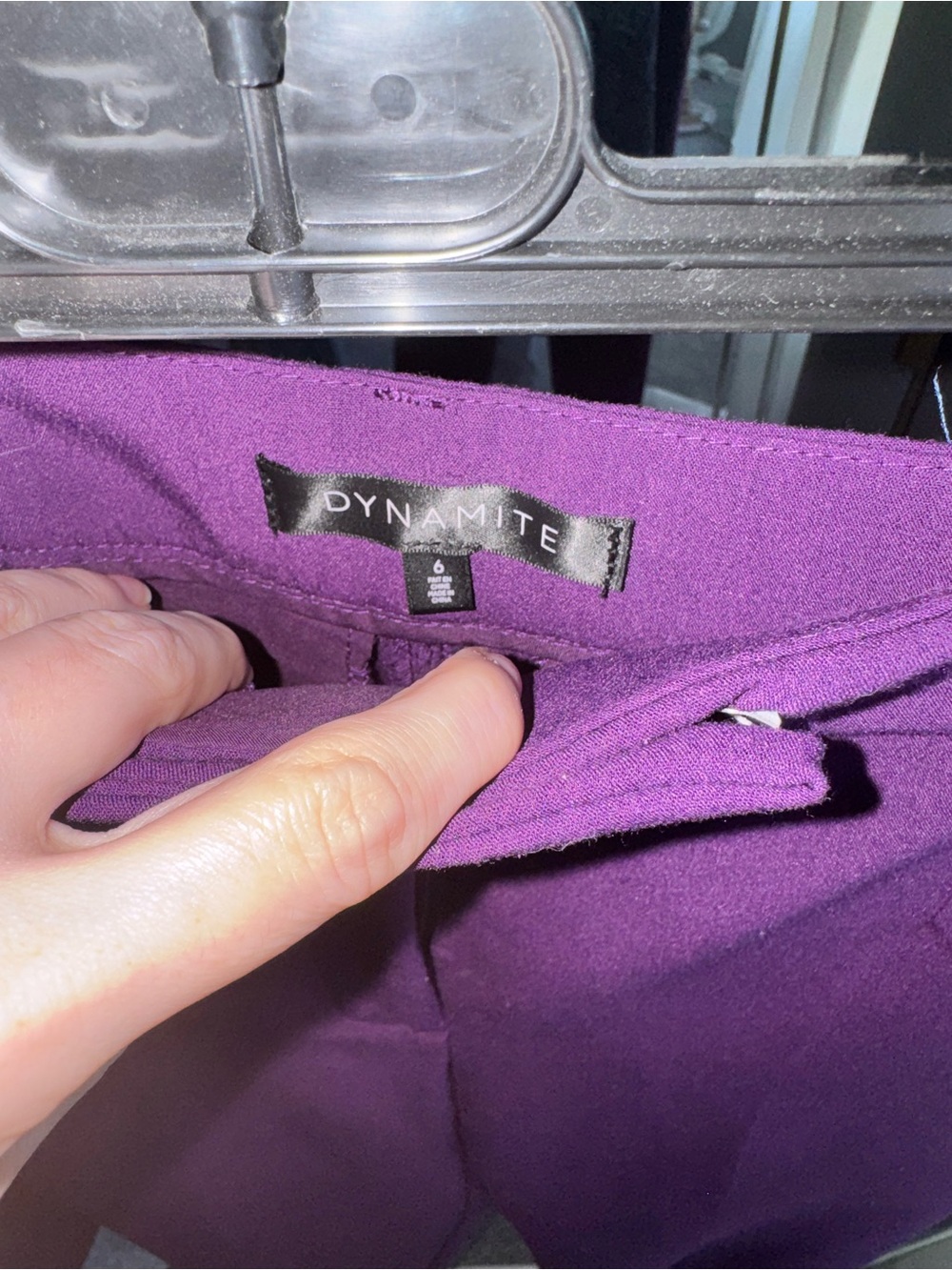 Dynamite Purple Women's Tailored Pantsuit with Vest - Picture 3 of 11
